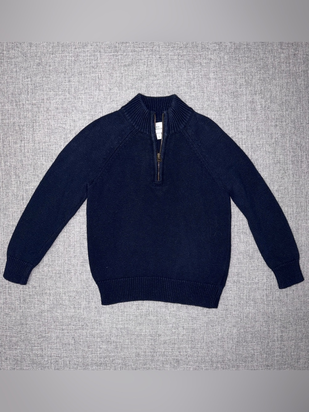 Sid Mashburn (“Kid Mashburn”) Navy Half-Zip Knit Sweater